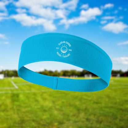 Custom Logo Headband, Personalized Headband, Custom Image, Golf Club Gift, Golf Tournament Gift, Golf Gifts for Men, Women, Sport Headband