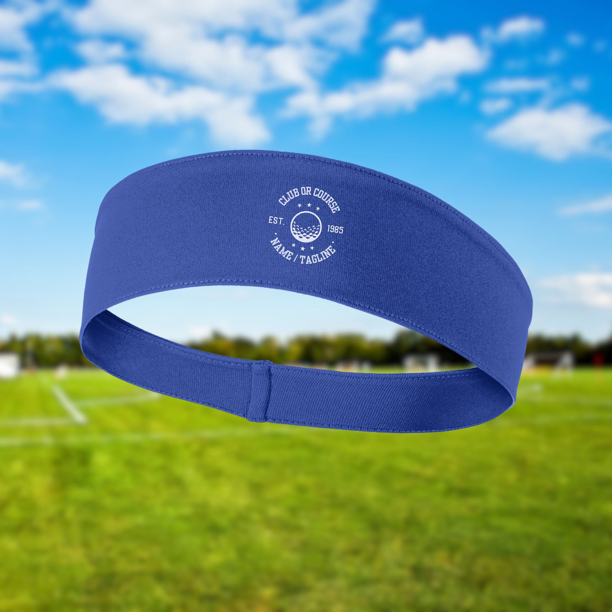 Custom Logo Headband, Personalized Headband, Custom Image, Golf Club Gift, Golf Tournament Gift, Golf Gifts for Men, Women, Sport Headband