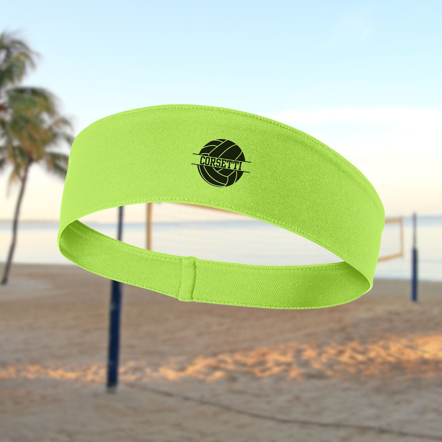 Custom Logo Headband, Personalized Headband, Monogram Volleyball Coach Gift, Volleyball Team Gift, Sport Headband, Beach Volleyball