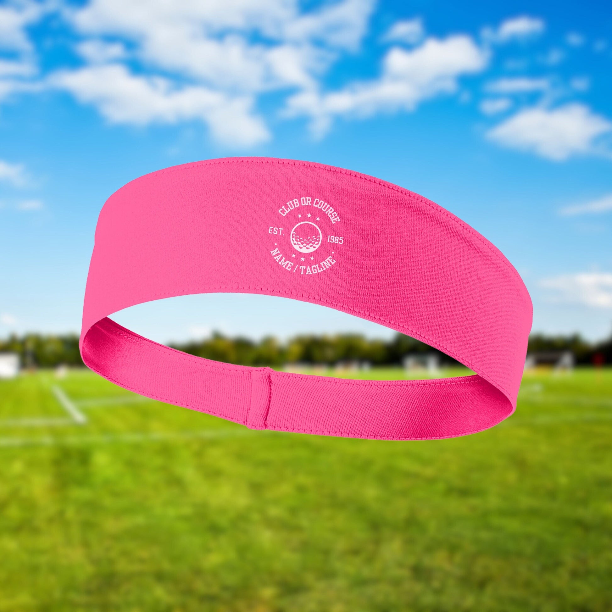 Custom Logo Headband, Personalized Headband, Custom Image, Golf Club Gift, Golf Tournament Gift, Golf Gifts for Men, Women, Sport Headband