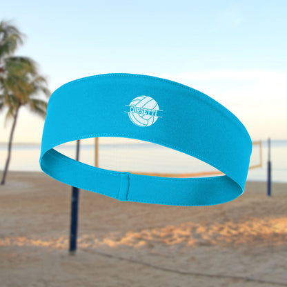 Custom Volleyball Headband, Personalized Headband, Monogram Volleyball Coach Gift, Volleyball Team Gift, Sport Headband, Beach Volleyball
