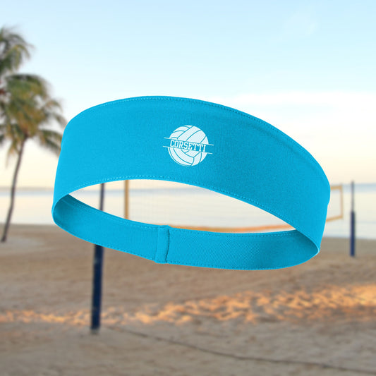 Custom Logo Headband, Personalized Headband, Monogram Volleyball Coach Gift, Volleyball Team Gift, Sport Headband, Beach Volleyball