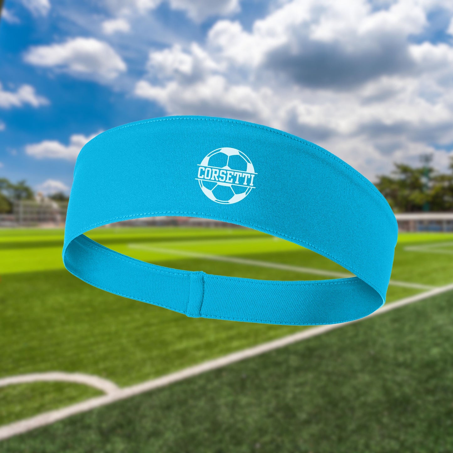 Custom Soccer Headband, Personalized Headband, Custom Image, Soccer Coach Gift, Soccer Team Gift, Sport Headband, Soccer Club, Indoor Soccer