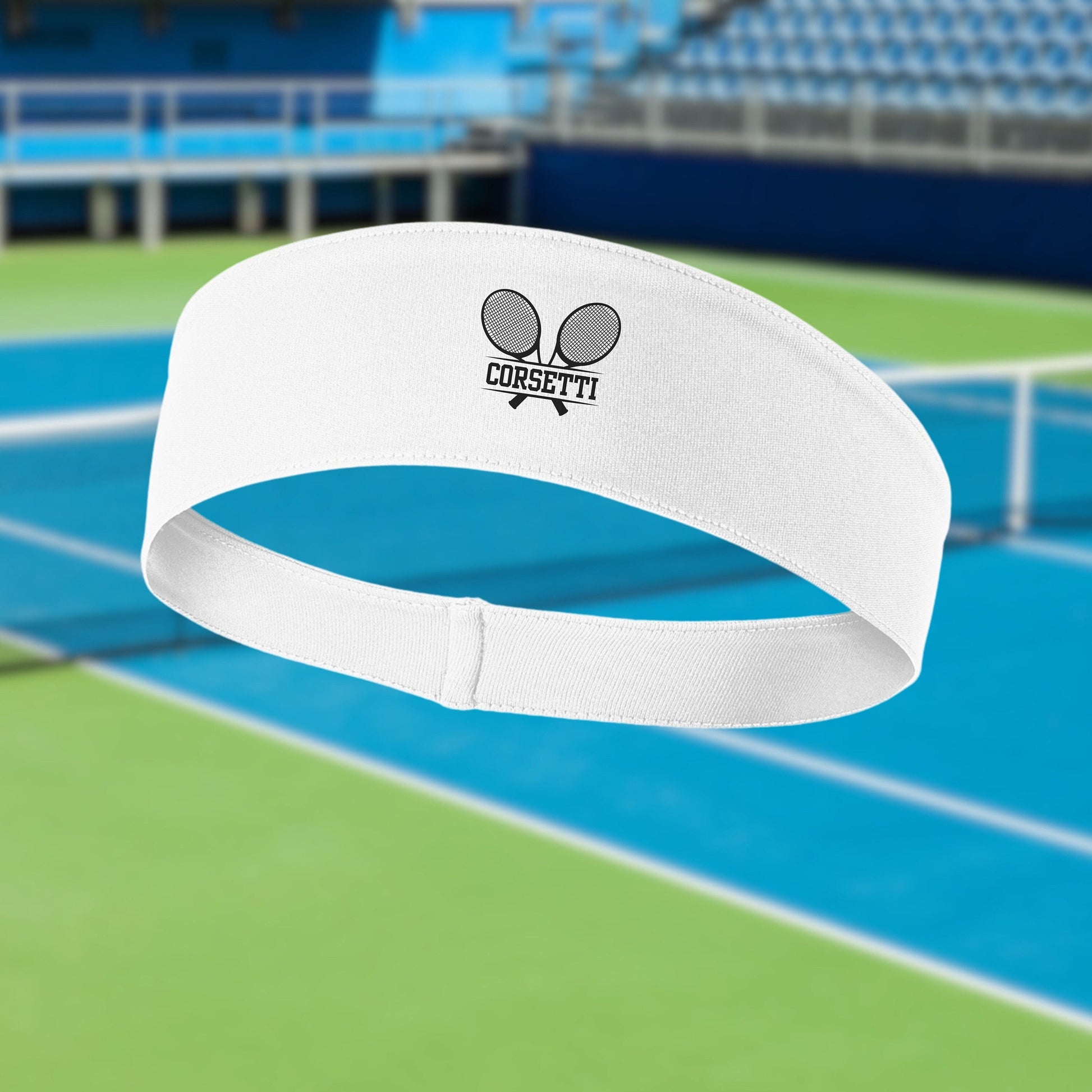 Custom Tennis Headband, Personalized Headband, Custom Image, Tennis Coach Gift, Tennis Team Gift, Sport Headband, Tennis Club, Tennis Lover