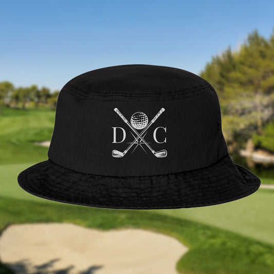 Personalized Golf Bucket Hat, Custom Bucket Hat, Golf Gift, Custom Logo Hat, Golf Club Gift, Golf Team Gift. Golf Gifts for Men, Fathers Day