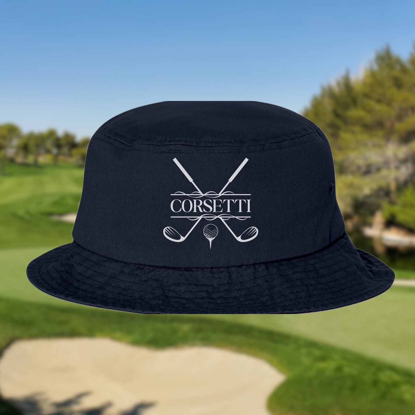 Personalized Golf Bucket Hat, Custom Bucket Hat, Golf Gift, Custom Logo Hat, Golf Club Gift, Golf Team Gift. Golf Gifts for Men, Fathers Day