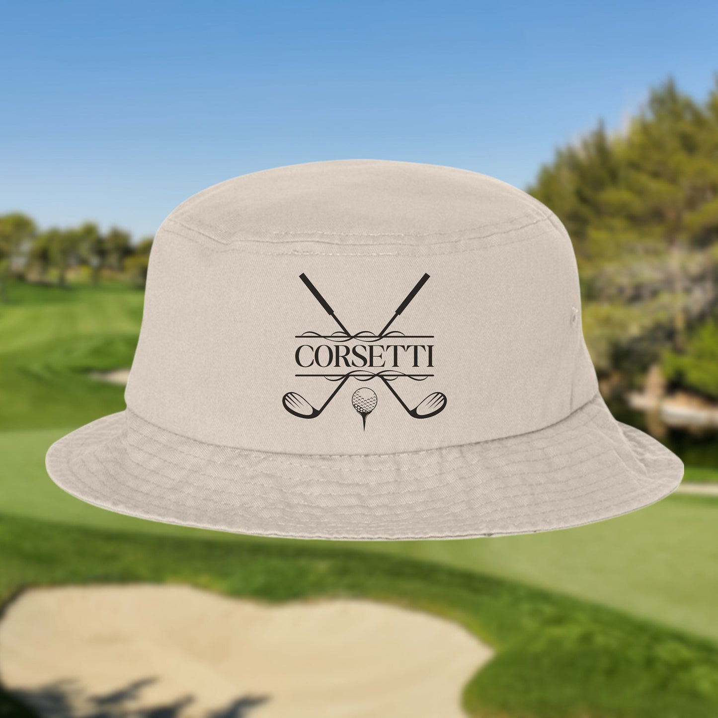 Personalized Golf Bucket Hat, Custom Bucket Hat, Golf Gift, Custom Logo Hat, Golf Club Gift, Golf Team Gift. Golf Gifts for Men, Fathers Day