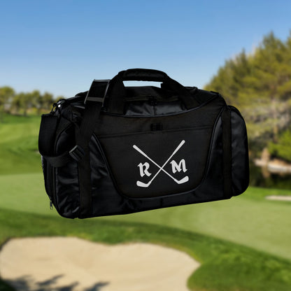 Personalized Golf Duffel Bag, Custom Sport Duffle Bag, Monogram Travel Bag, Athletic Shoulder Bag, Golf Gifts for Men, Father's Day Gifts