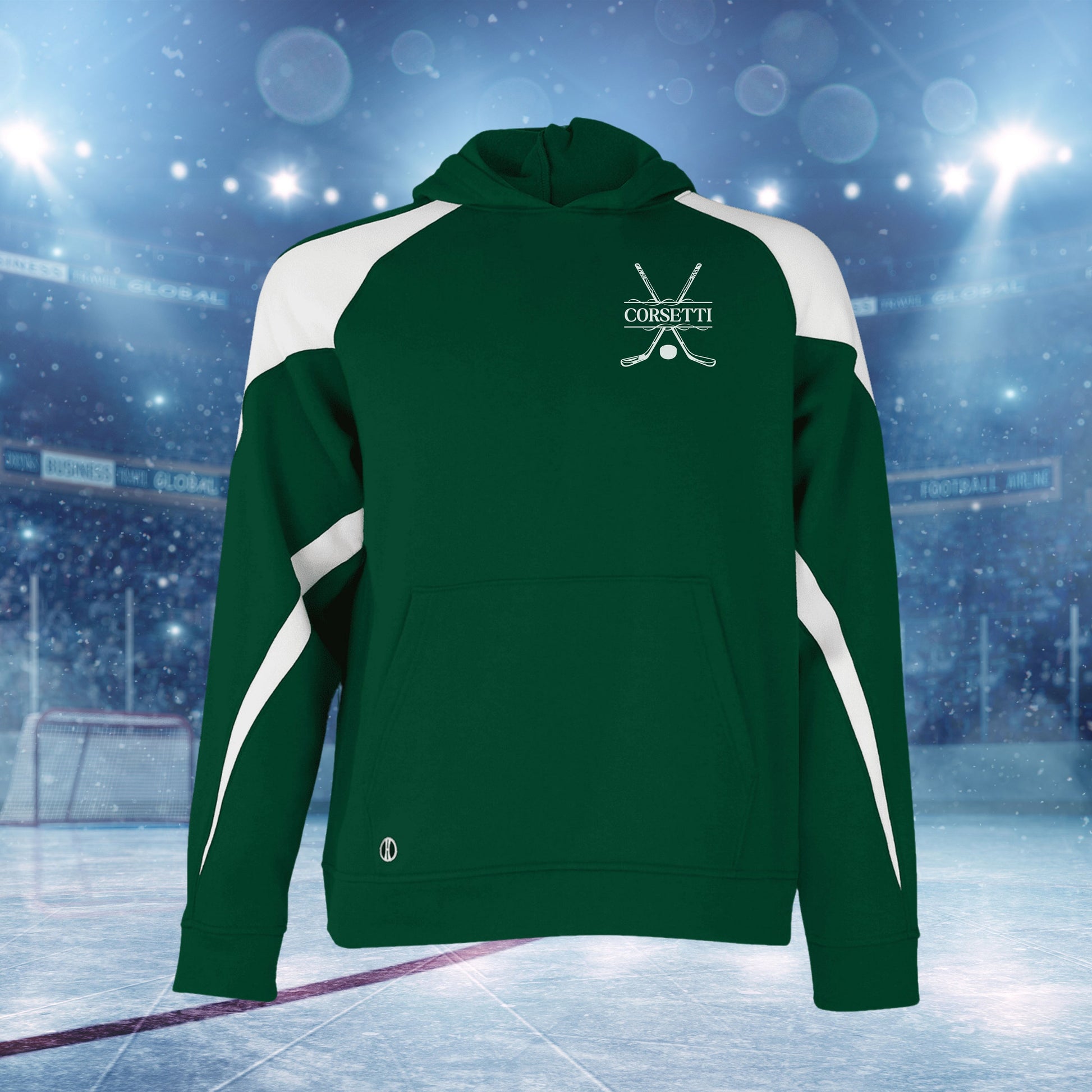 Youth Custom Hockey Sweatshirt, Personalized Hockey Hoodie, Boys Hockey Sweater, Hockey Team Gift, Hockey Pullover, Gift for Son or Grandson