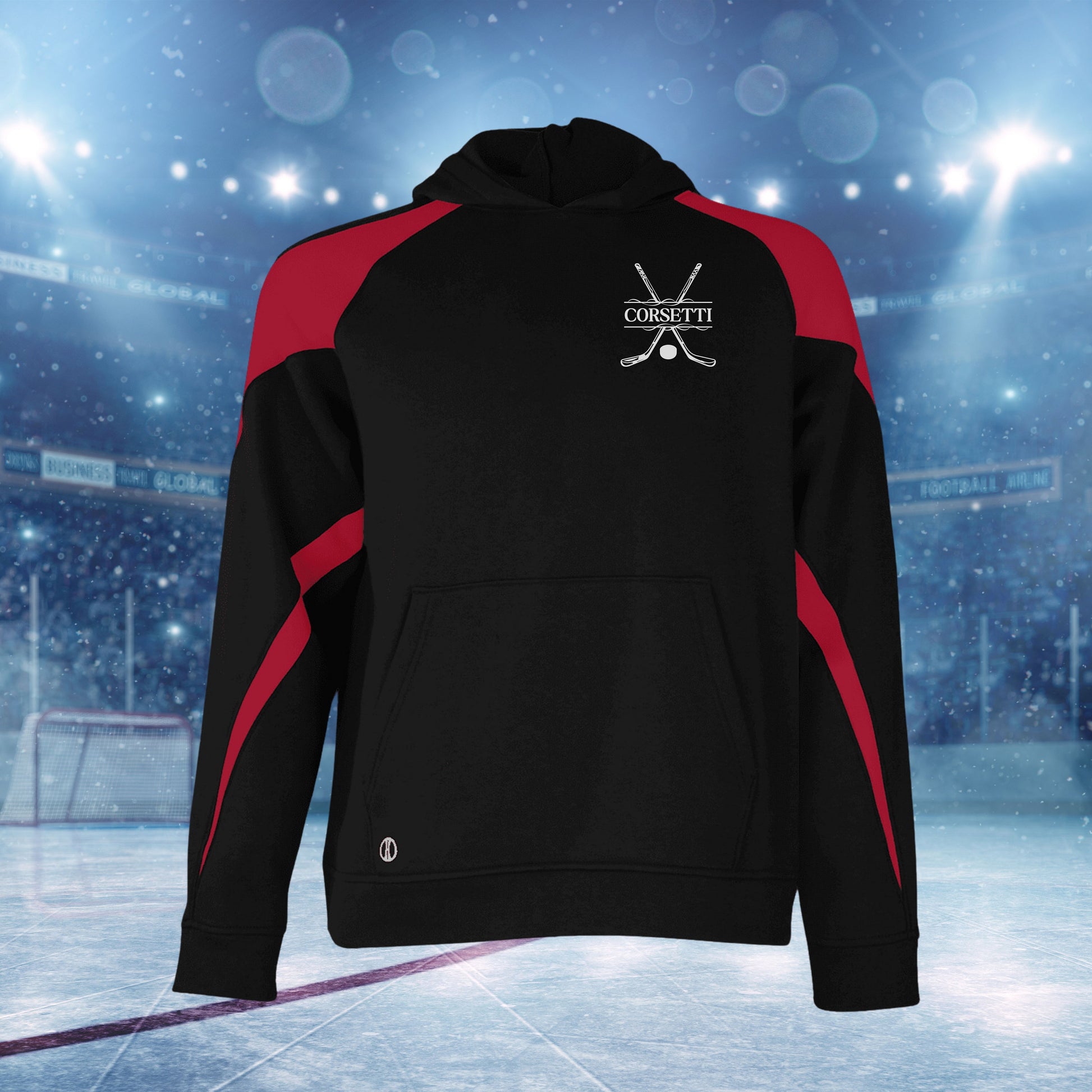 Youth Custom Hockey Sweatshirt, Personalized Hockey Hoodie, Boys Hockey Sweater, Hockey Team Gift, Hockey Pullover, Gift for Son or Grandson