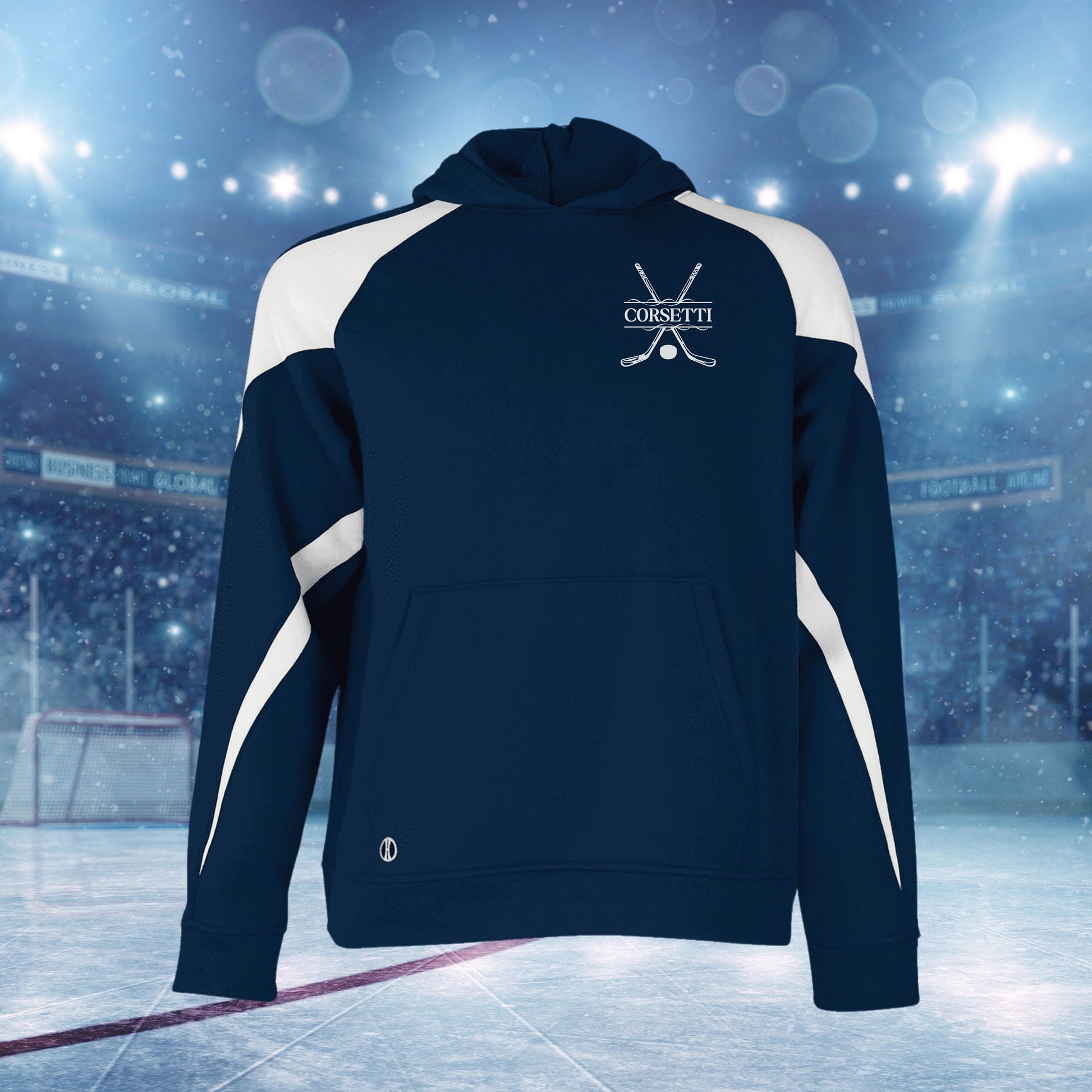 Youth Custom Hockey Sweatshirt, Personalized Hockey Hoodie, Boys Hockey Sweater, Hockey Team Gift, Hockey Pullover, Gift for Son or Grandson
