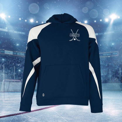 Youth Custom Hockey Sweatshirt, Personalized Hockey Hoodie, Boys Hockey Sweater, Hockey Team Gift, Hockey Pullover, Gift for Son or Grandson
