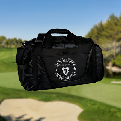 Personalized Groomsman Duffel Bag, Custom Sport Duffle Bag, Monogram Travel Bag, Athletic Shoulder Bag, Bachelor Party Gift, Proposal Gift