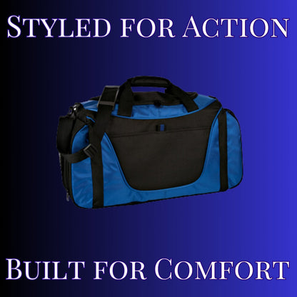 Personalized Basketball Duffel Bag, Custom Sport Bag, Monogram Travel Bag, Athletic Shoulder Bag, Basketball Coach Gift, BBall Equipment Bag
