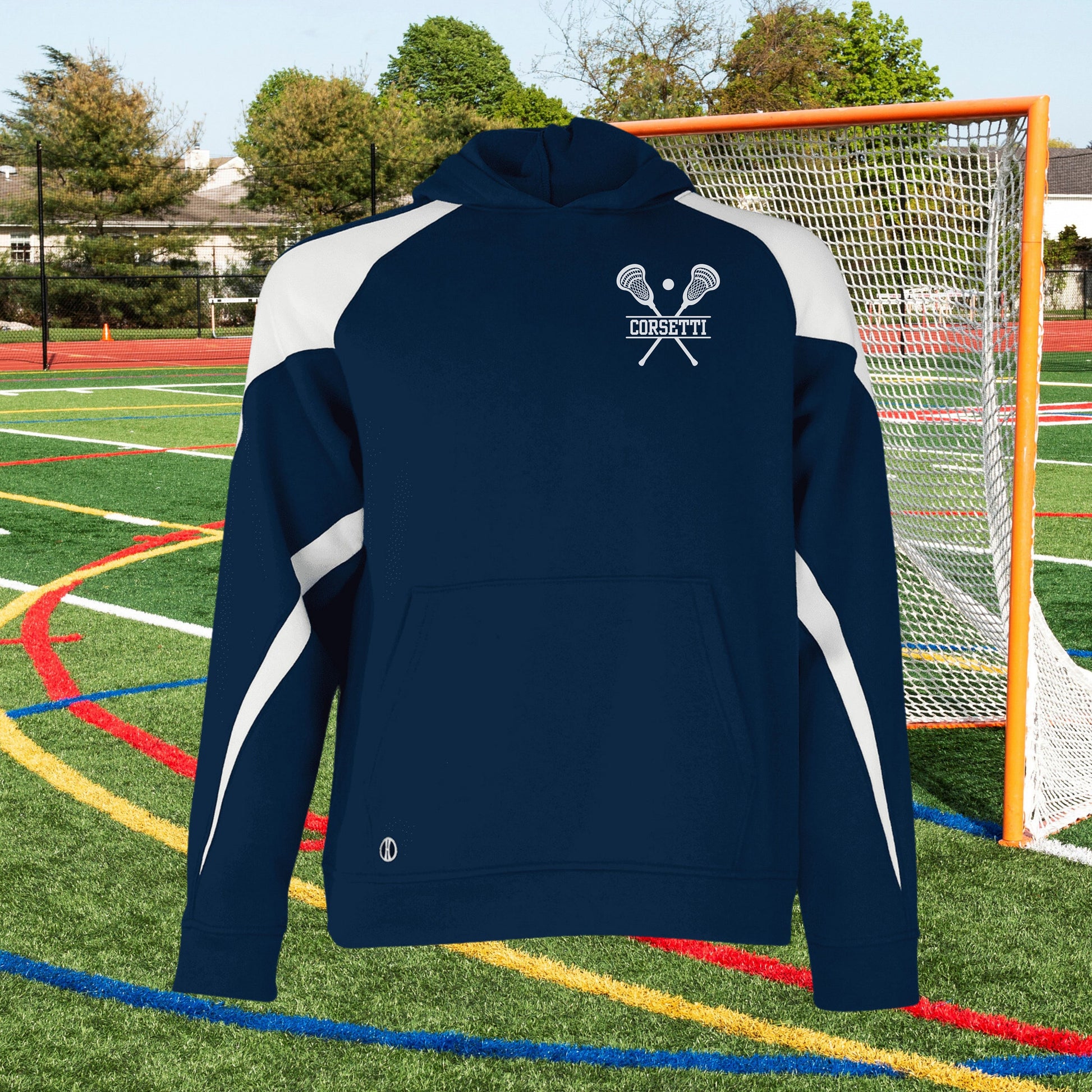Youth Custom Lacrosse Sweatshirt, Personalized Hoodie, Boys Lacrosse Sweater, Lacrosse Team Gift, Lax Pullover, Gift for Son, Grandson Gift