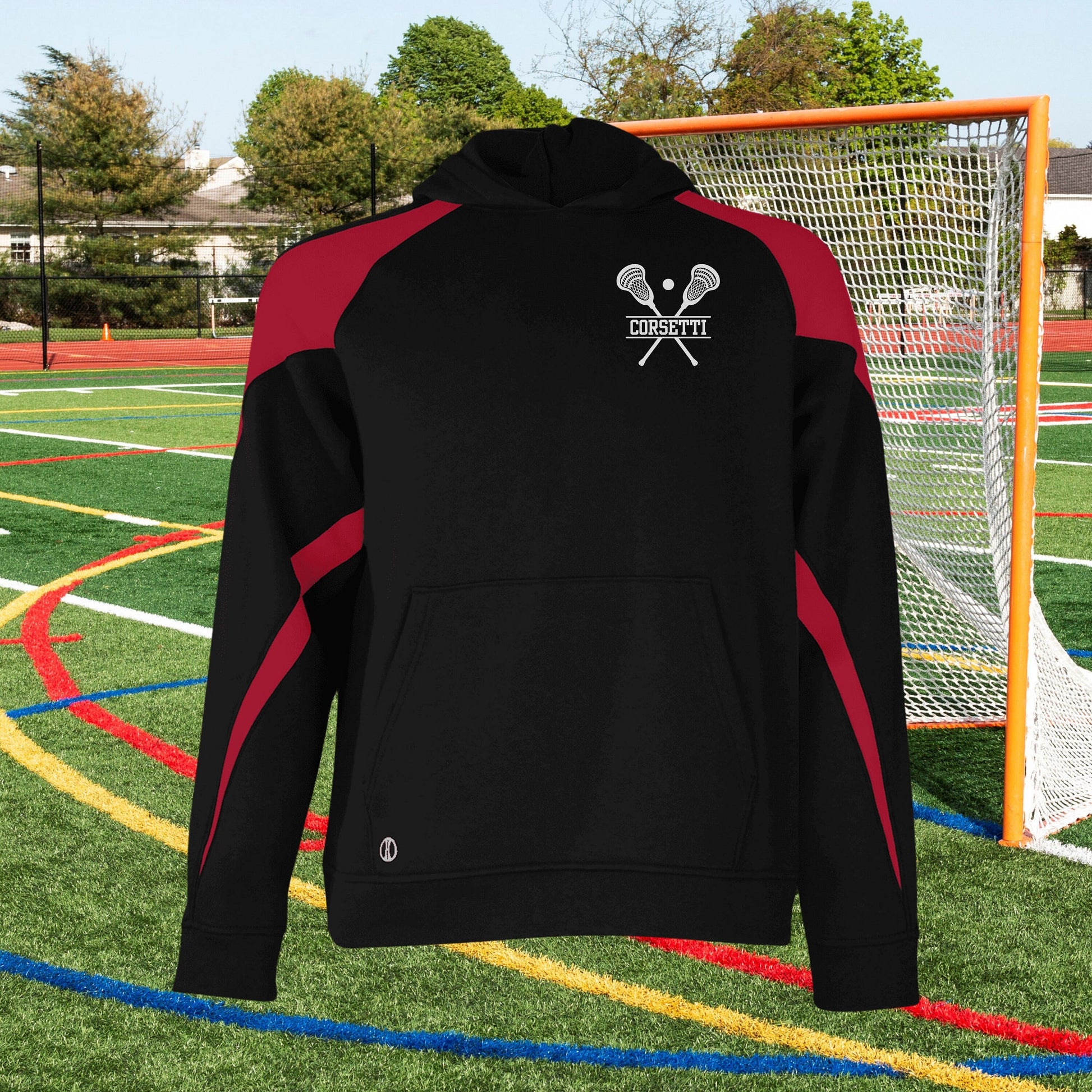 Youth Custom Lacrosse Sweatshirt, Personalized Hoodie, Boys Lacrosse Sweater, Lacrosse Team Gift, Lax Pullover, Gift for Son, Grandson Gift