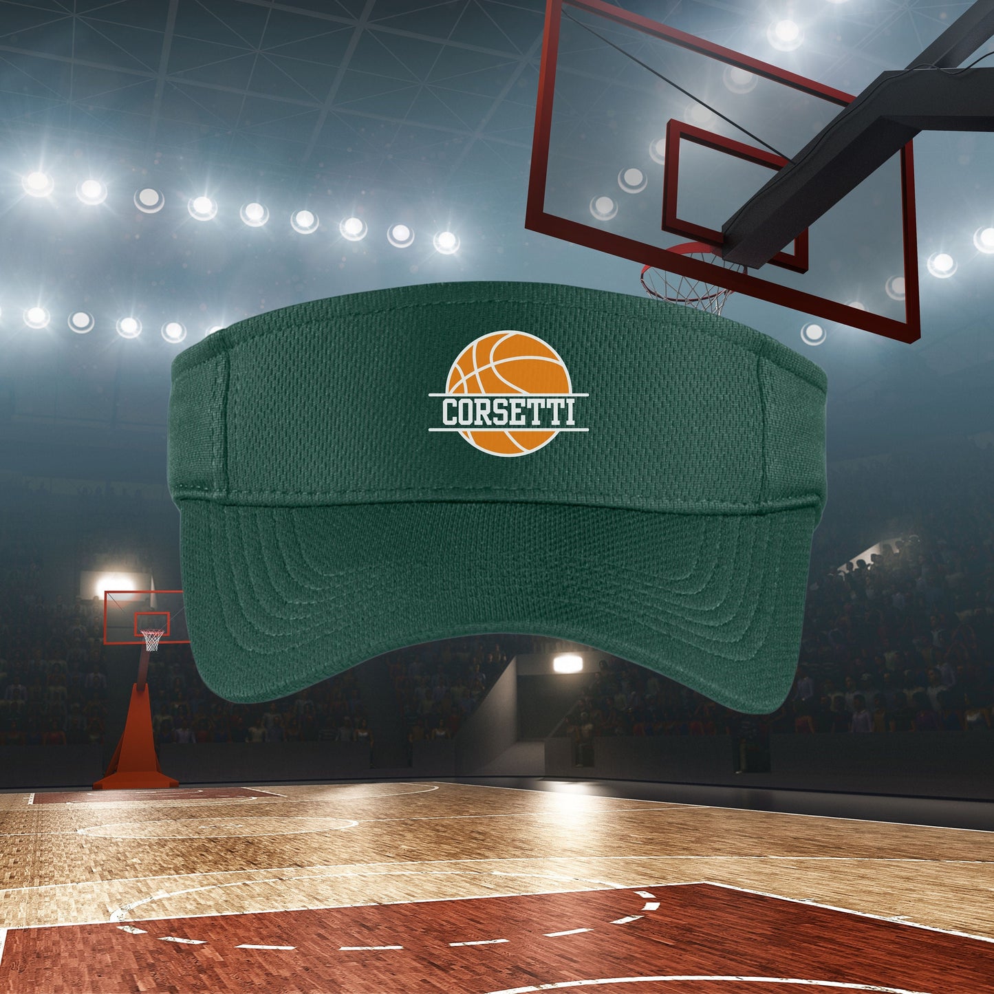 Custom Basketball Visor, Personalized Visor for Coach, Basketball Coach Gift, Team Gift, Custom Logo Visor, Monogram Visor, Gift for Coach