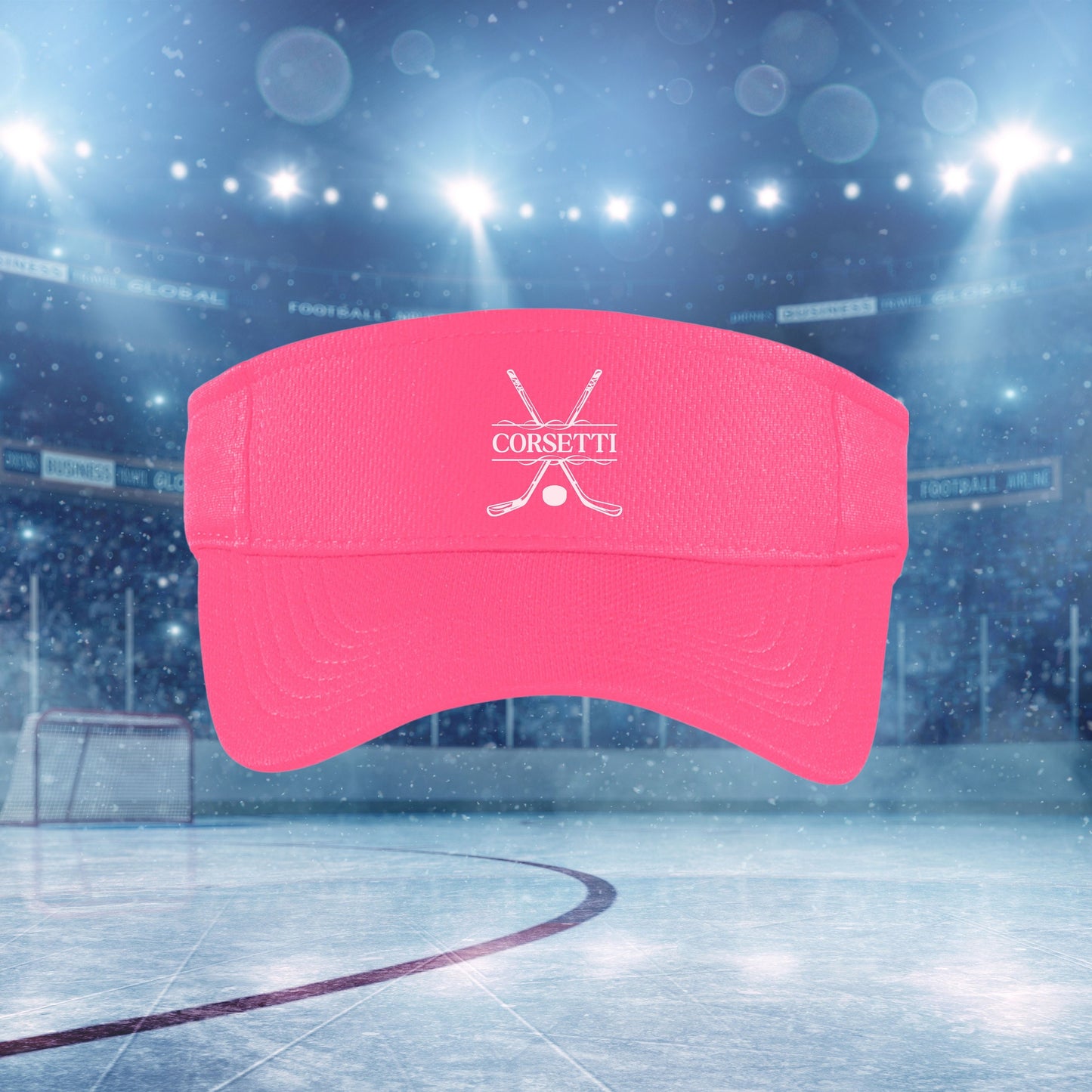 Custom Hockey Visor, Personalized Visor for Coach, Hockey Coach Gift, Team Gift, Custom Logo Visor, Monogram Visor, Gift for Coach