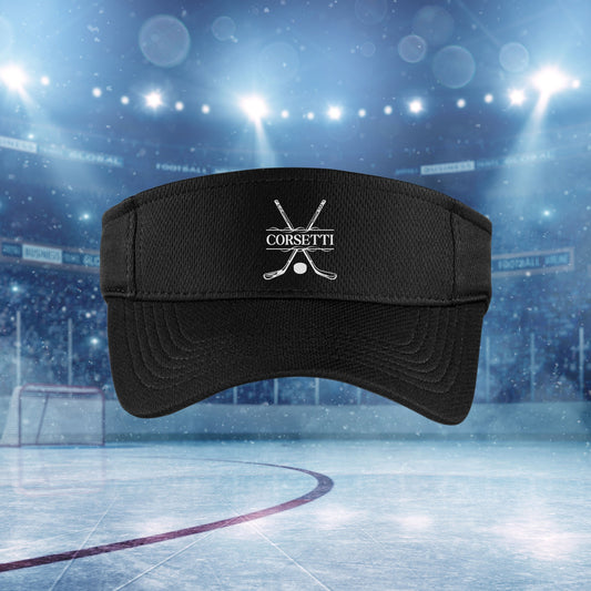 Custom Hockey Visor, Personalized Visor for Coach, Hockey Coach Gift, Team Gift, Custom Logo Visor, Monogram Visor, Gift for Coach