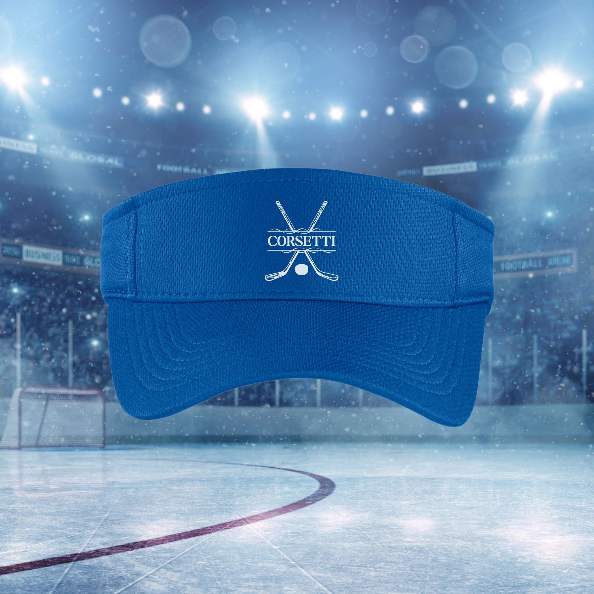 Custom Hockey Visor, Personalized Visor for Coach, Hockey Coach Gift, Team Gift, Custom Logo Visor, Monogram Visor, Gift for Coach