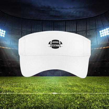Custom Football Visor, Personalized Visor for Coach, Football Coach Gift, Football Team Gift, Custom Logo Visor, Monogram Visor, Team Visor