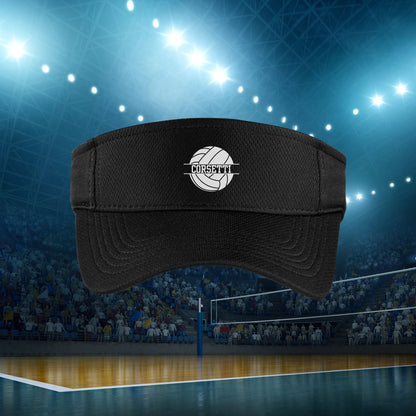 Custom Volleyball Visor, Personalized Visor, Volleyball Coach Gift, Volleyball Gift, Custom Logo Visor, Monogram Visor, Volleyball team Gift