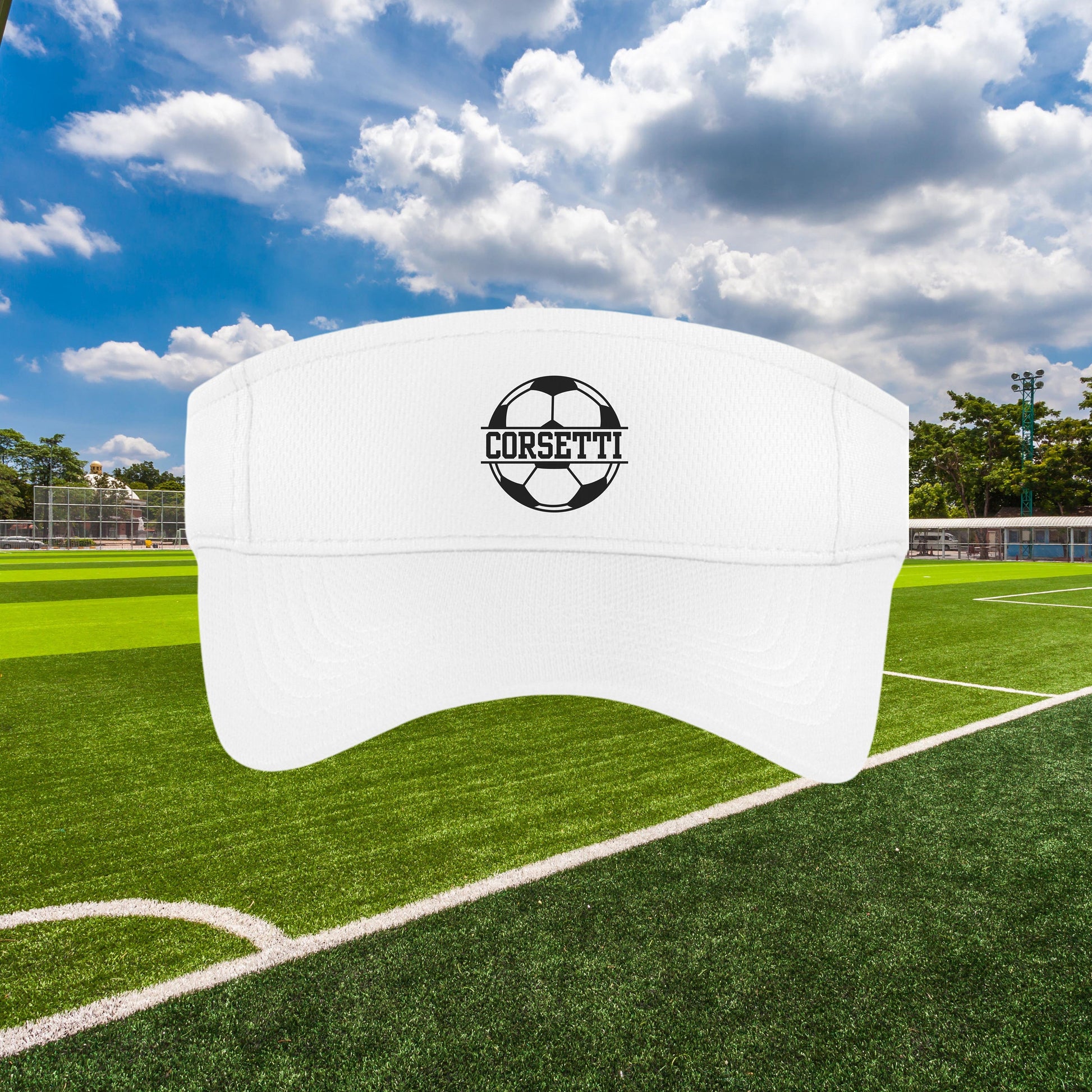 Custom Soccer Visor, Personalized Visor, Soccer Coach Gift, Soccer Gift, Custom Logo Visor, Monogram Visor, Soccer Team Gift