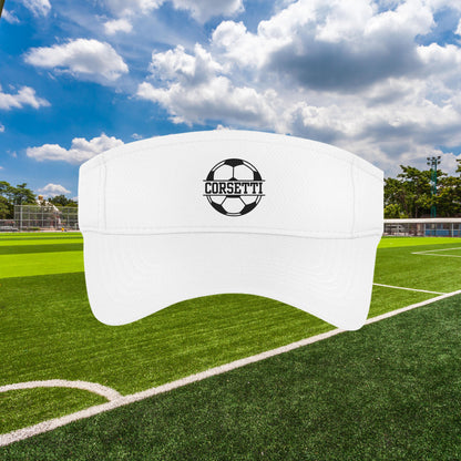 Custom Soccer Visor, Personalized Visor, Soccer Coach Gift, Soccer Gift, Custom Logo Visor, Monogram Visor, Soccer Team Gift