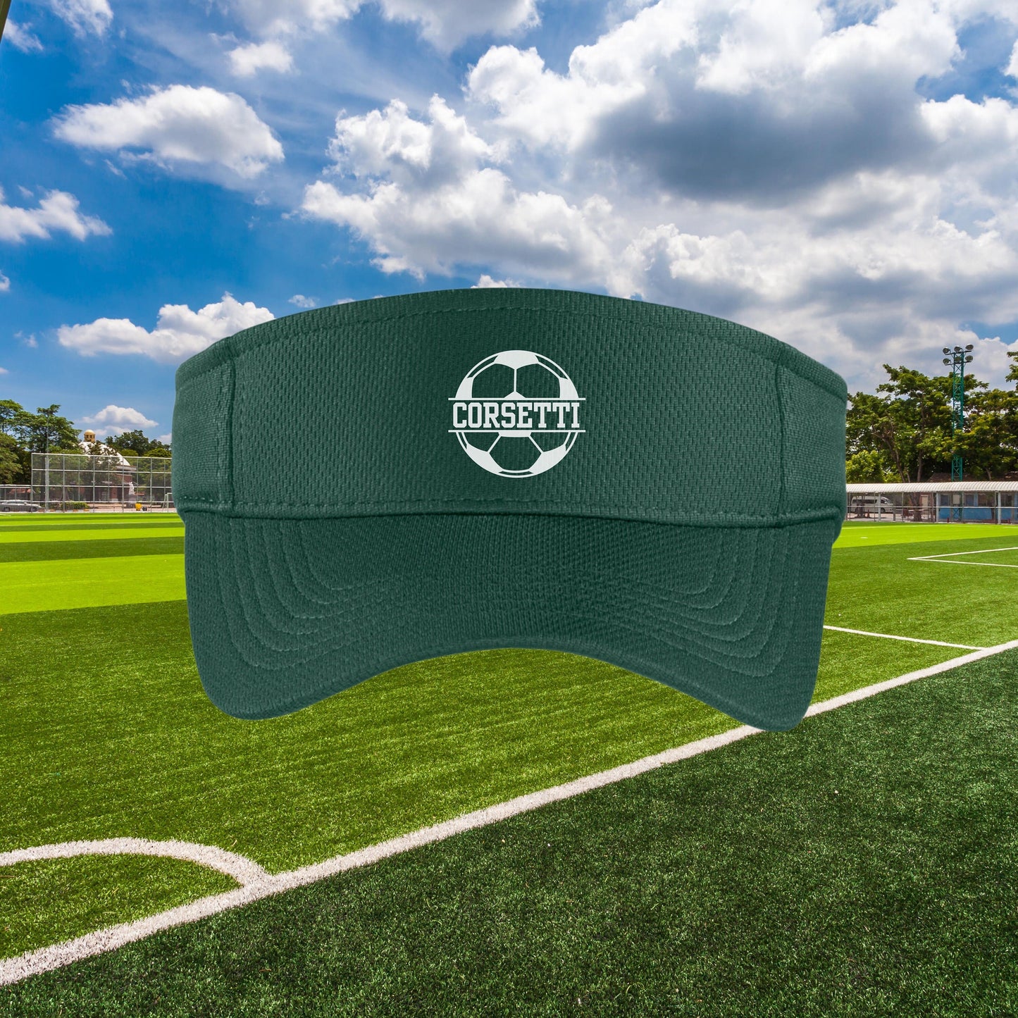 Custom Soccer Visor, Personalized Visor, Soccer Coach Gift, Soccer Gift, Custom Logo Visor, Monogram Visor, Soccer Team Gift