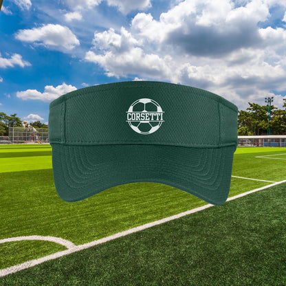Custom Soccer Visor, Personalized Visor, Soccer Coach Gift, Soccer Gift, Custom Logo Visor, Monogram Visor, Soccer Team Gift