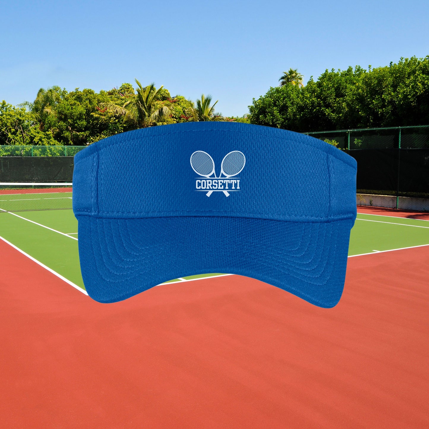 Custom Tennis Visor, Personalized Visor, Tennis Coach Gift, Tennis Gift, Custom Logo Visor, Monogram Visor, Tennis Team Gift, Tennis Lover