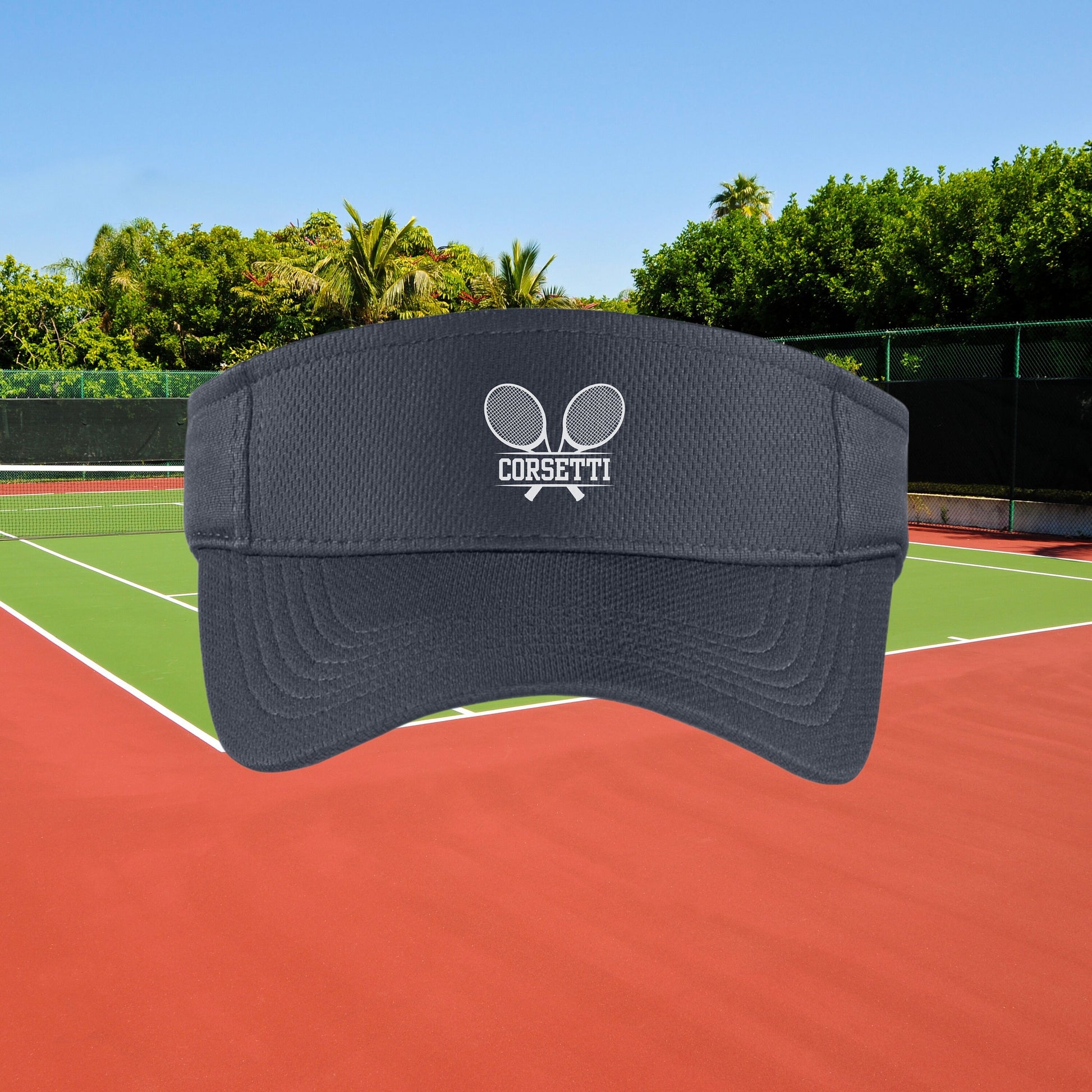 Custom Tennis Visor, Personalized Visor, Tennis Coach Gift, Tennis Gift, Custom Logo Visor, Monogram Visor, Tennis Team Gift, Tennis Lover