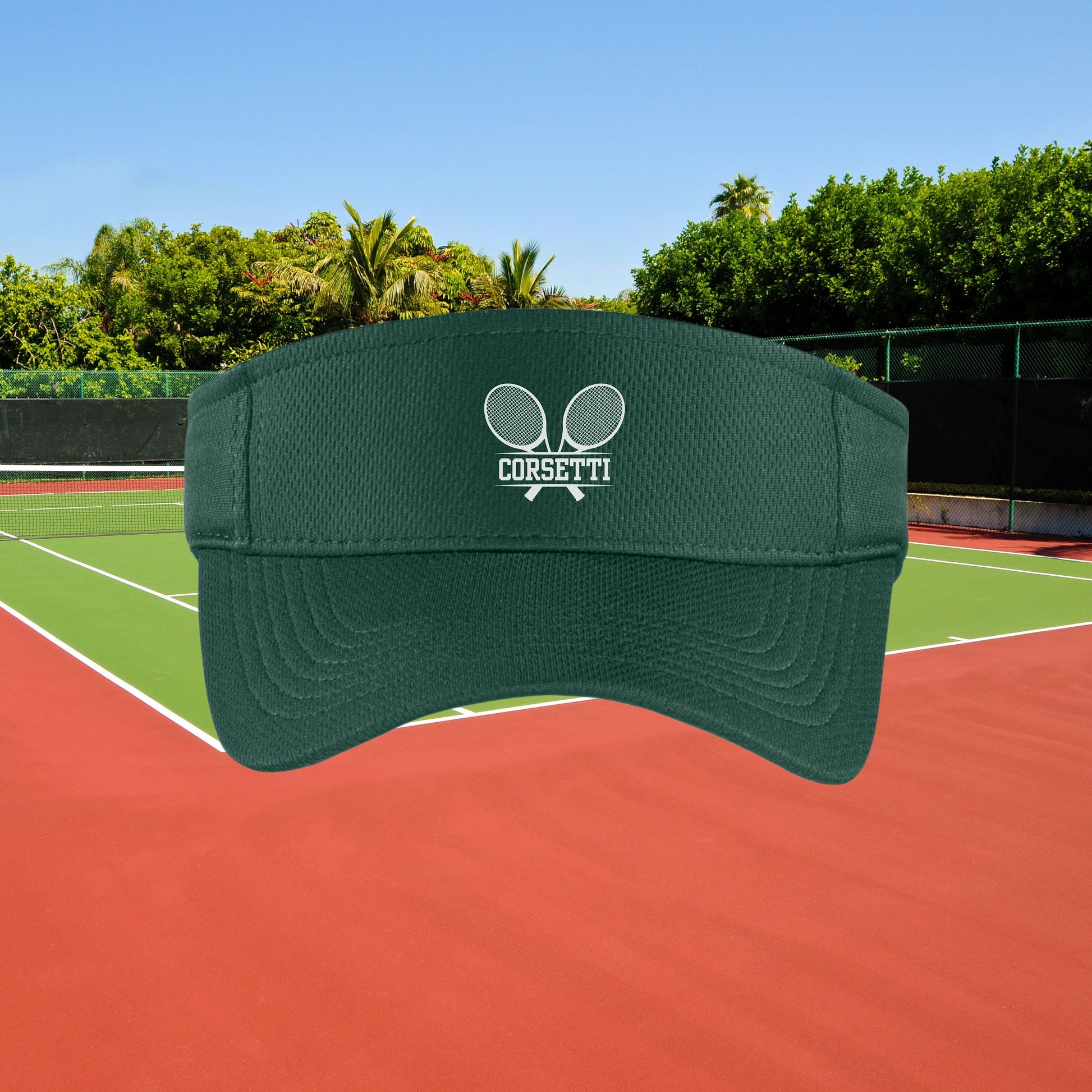 Custom Tennis Visor, Personalized Visor, Tennis Coach Gift, Tennis Gift, Custom Logo Visor, Monogram Visor, Tennis Team Gift, Tennis Lover