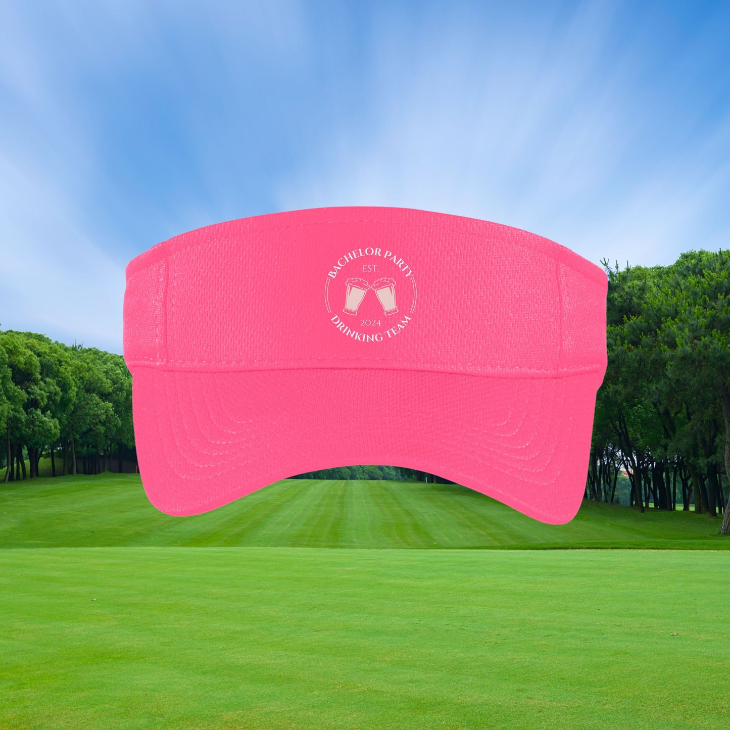 Custom Golf Visor, Personalized Visor, Bachelor Party Gift, Groomsman Golf Gift, Custom Logo Visor, Wedding Monogram Visor, Mens Golf Gift