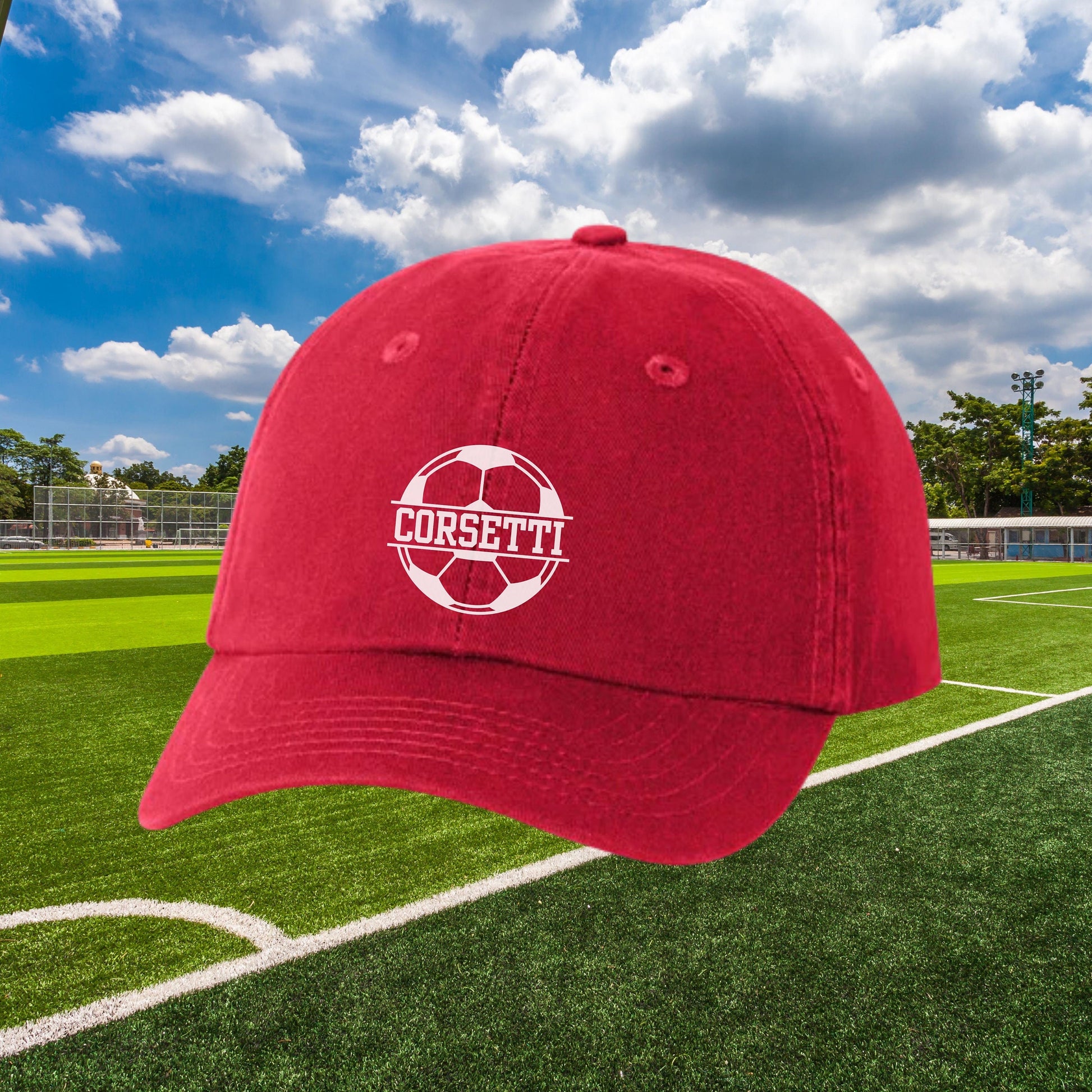 Kids Personalized Soccer Hat, Youth Custom Soccer Hat, Soccer Baseball Cap, Kid Custom Logo Hat, Soccer Monogram, Soccer Team Gift, Kid Gift