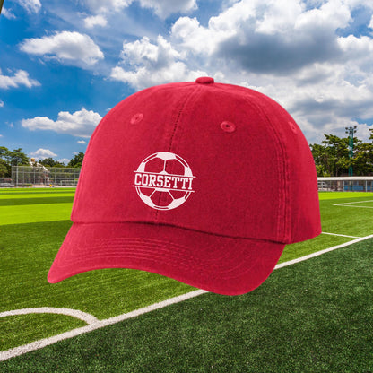 Kids Personalized Soccer Hat, Youth Custom Soccer Hat, Soccer Baseball Cap, Kid Custom Logo Hat, Soccer Monogram, Soccer Team Gift, Kid Gift