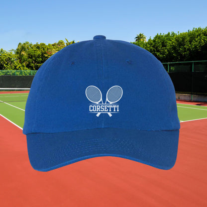 Kids Personalized Tennis Hat, Youth Custom Tennis Hat, Tennis Baseball Cap, Kid Custom Logo Hat, Tennis Monogram, Tennis Team Gift, Kid Gift