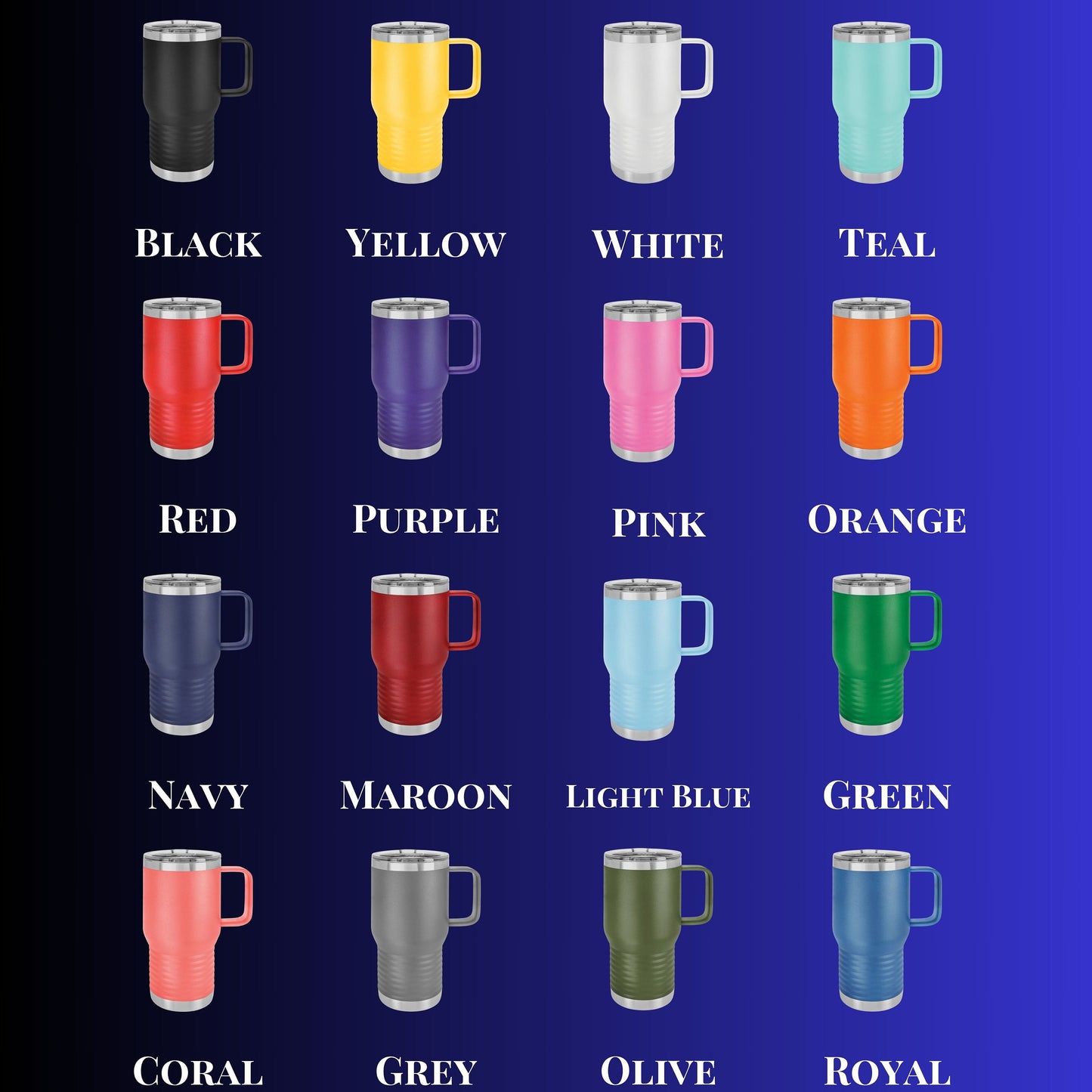 Custom Hockey Tumbler, Personalized Ringneck Tumbler, Hockey Gift, 20 oz Coffee Mug, Gift for Hockey Player, Hockey Monogram, Coach Gift