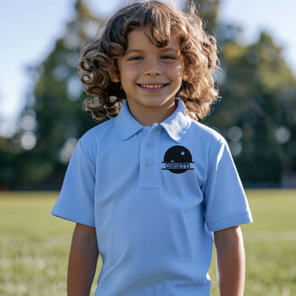 Personalized Youth Bowling Polo, Kids Custom Bowling Polo, Monogram Sport Polo, Boys Bowling, Moisture Wicking, Gift for Son, Bowling Team