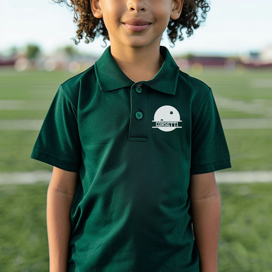 Personalized Youth Bowling Polo, Kids Custom Bowling Polo, Monogram Sport Polo, Boys Bowling, Moisture Wicking, Gift for Son, Bowling Team