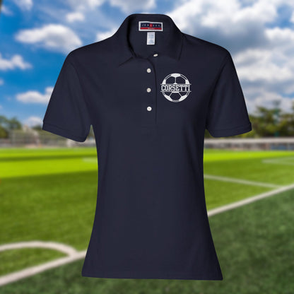 Women's Personalized Soccer Polo, Custom Polo Shirt, Soccer Team Polo, Soccer Coach, Girls Soccer Polo, Soccer Team Gift, Soccer Coach Gift