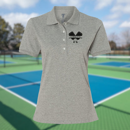 Womens Personalized Pickleball Polo, Custom Polo Shirt, Pickleball Team Polo, Tennis Coach Gift, Girls Pickleball Polo, Pickleball Club Gift