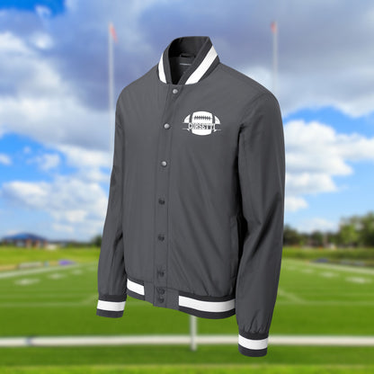 Personalized Varsity Jacket, Custom Sport Sweatshirt, Monogram Logo, Football Coach Gift, College Team Gift, School Sport, Gift for Son