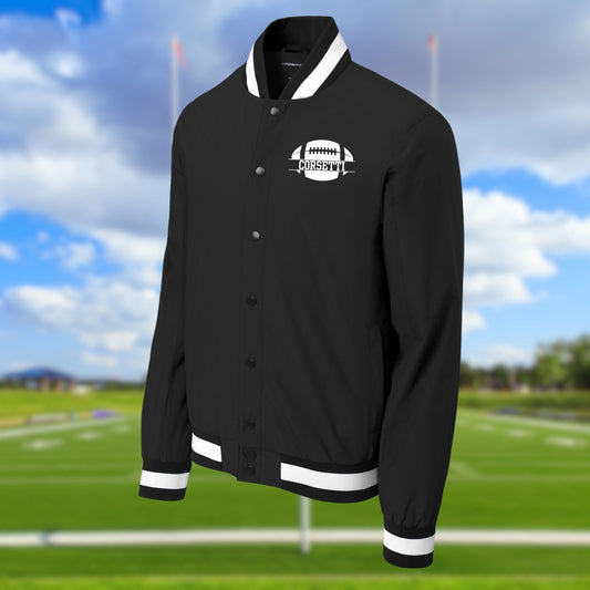 Personalized Varsity Jacket, Custom Sport Sweatshirt, Monogram Logo, Football Coach Gift, College Team Gift, School Sport, Gift for Son