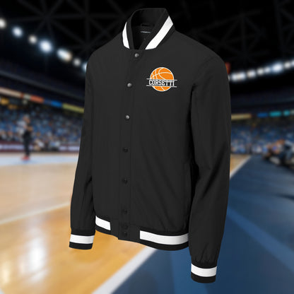 Personalized Varsity Jacket, Custom Sport Sweatshirt, Monogram Logo, Basketball Coach Gift, College Team Gift, School Sport, Gift for Son