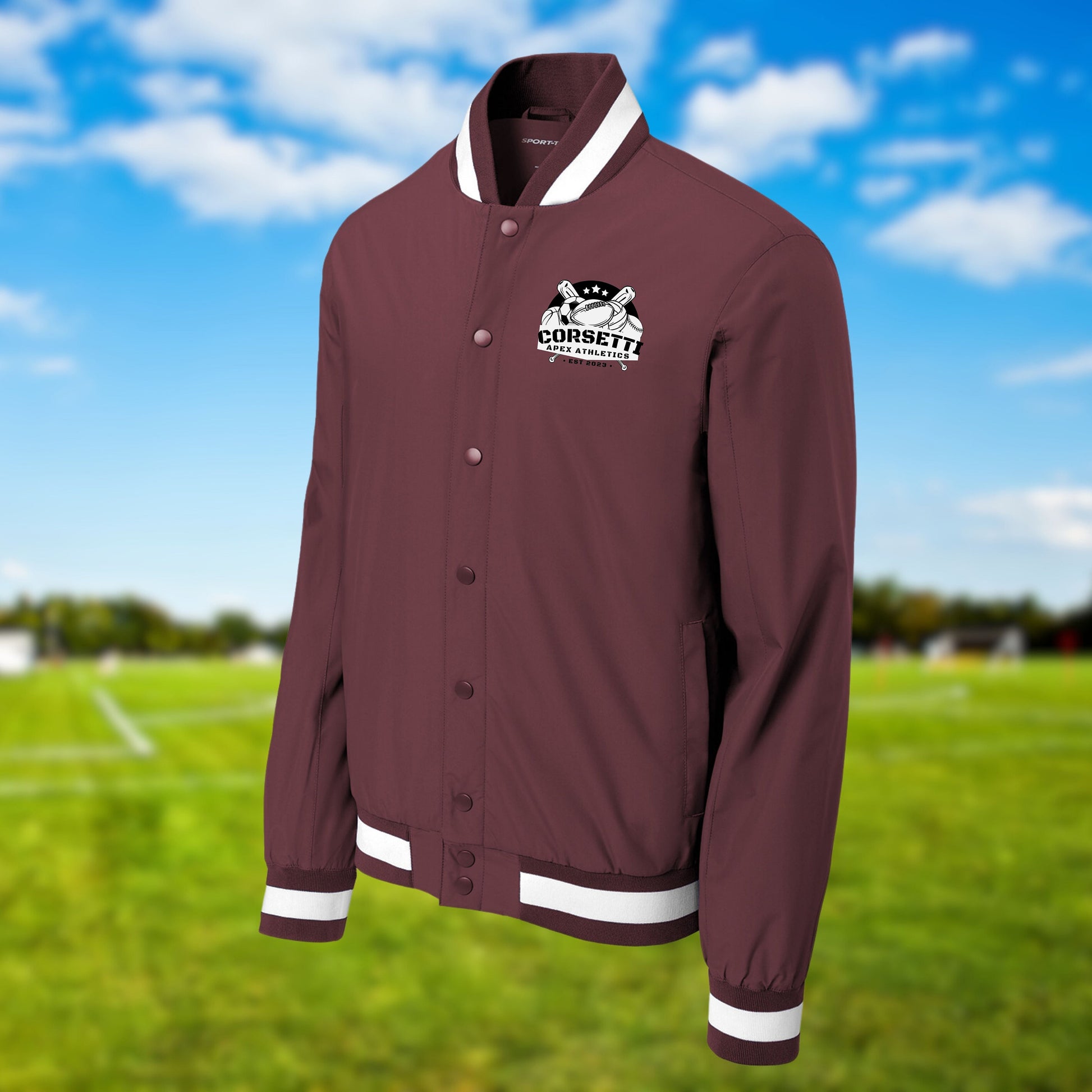 Personalized Varsity Jacket, Custom Sport Sweatshirt, Monogram Logo, Business Logo, College Logo Gift, School Logo Jacket, Custom Logo Coat