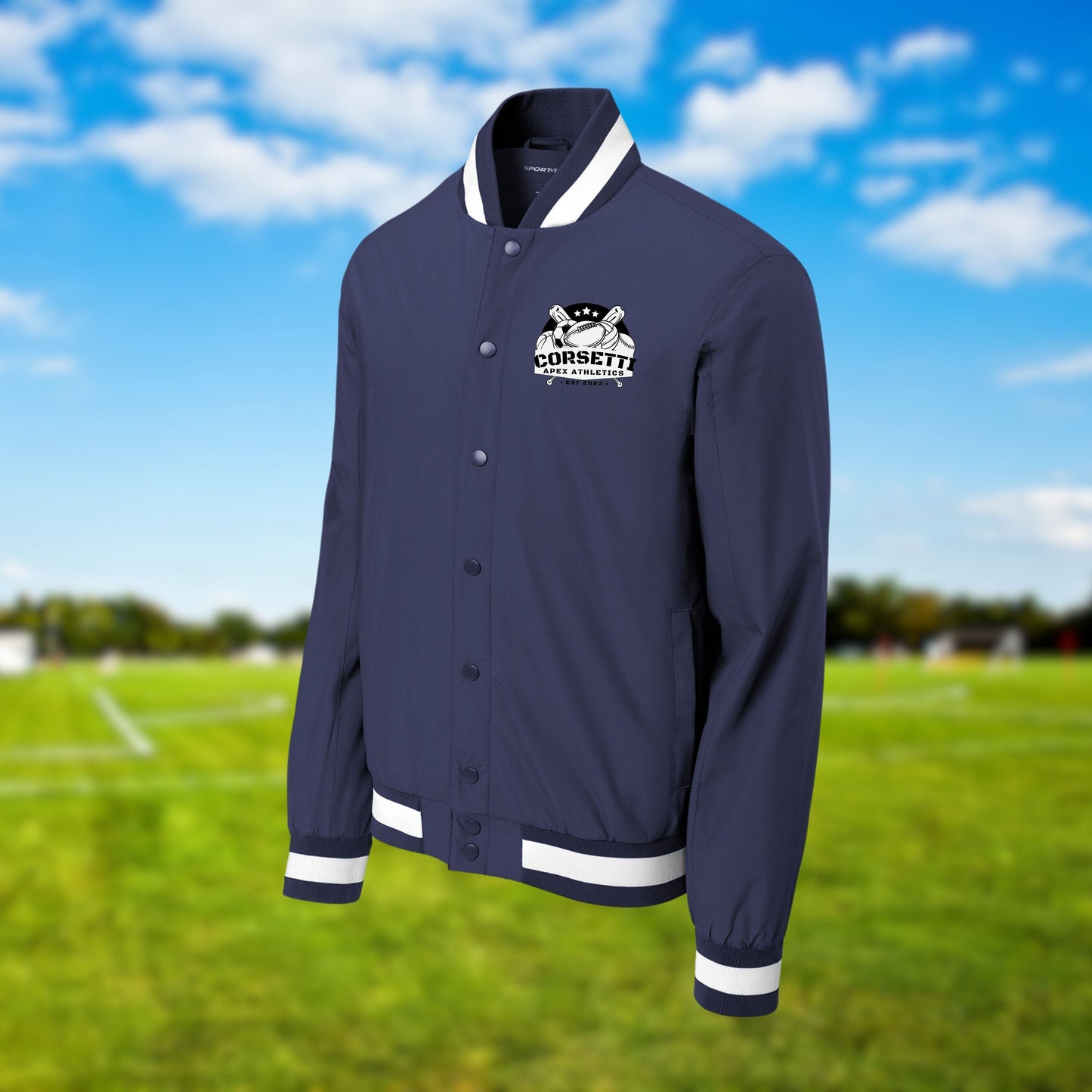 Personalized Varsity Jacket, Custom Sport Sweatshirt, Monogram Logo, Business Logo, College Logo Gift, School Logo Jacket, Custom Logo Coat