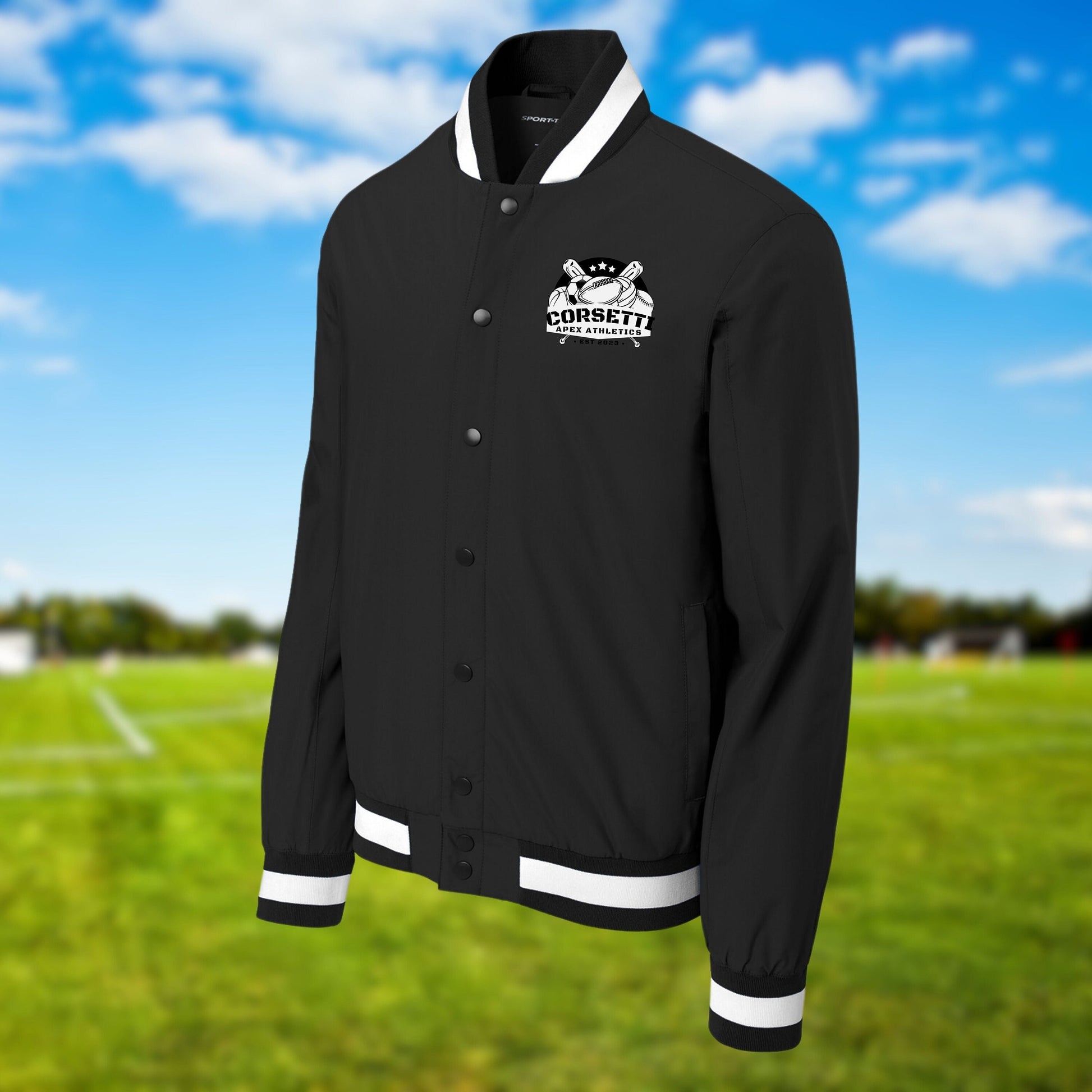 Personalized Varsity Jacket, Custom Sport Sweatshirt, Monogram Logo, Business Logo, College Logo Gift, School Logo Jacket, Custom Logo Coat