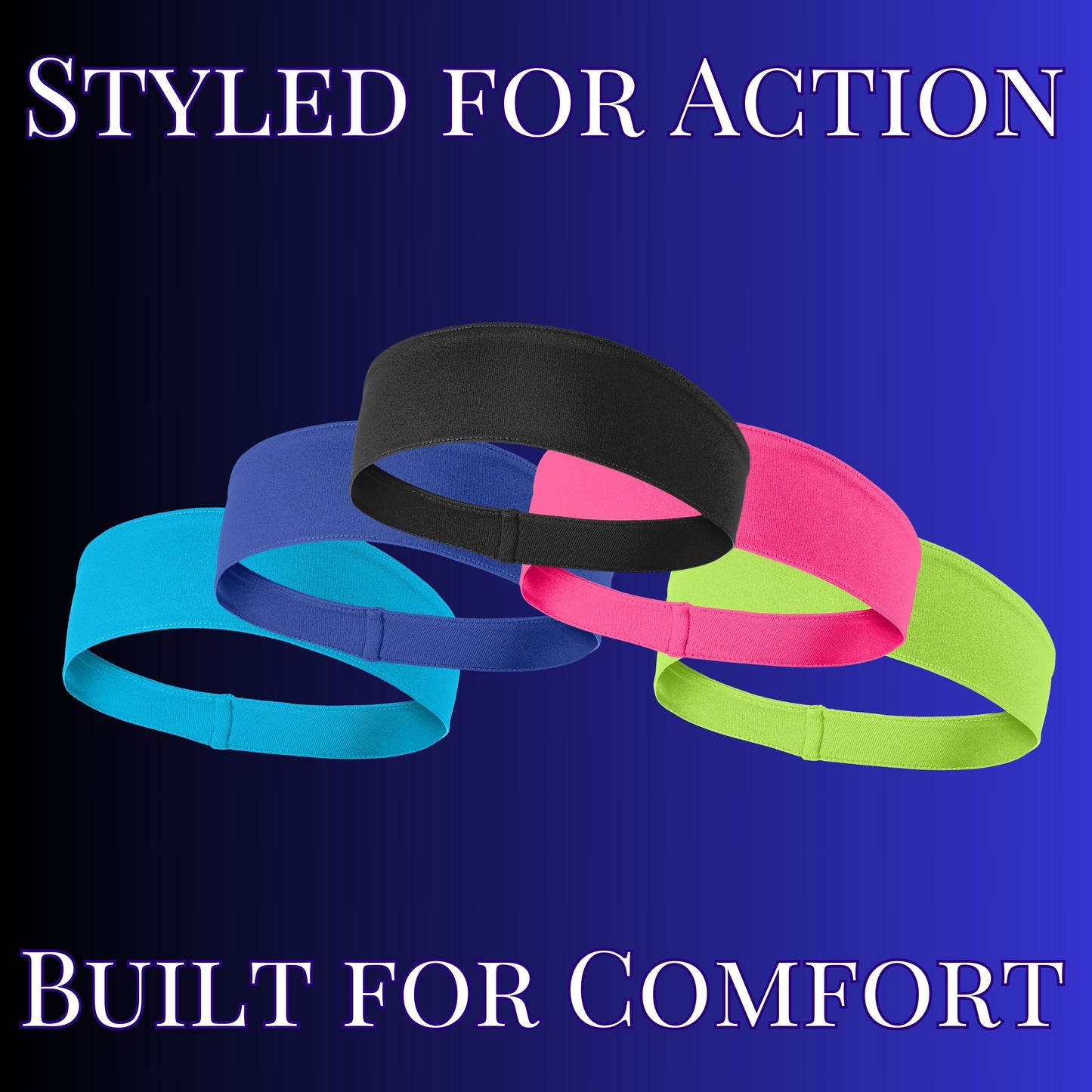 Custom Soccer Headband, Personalized Headband, Custom Image, Soccer Coach Gift, Soccer Team Gift, Sport Headband, Soccer Club, Indoor Soccer
