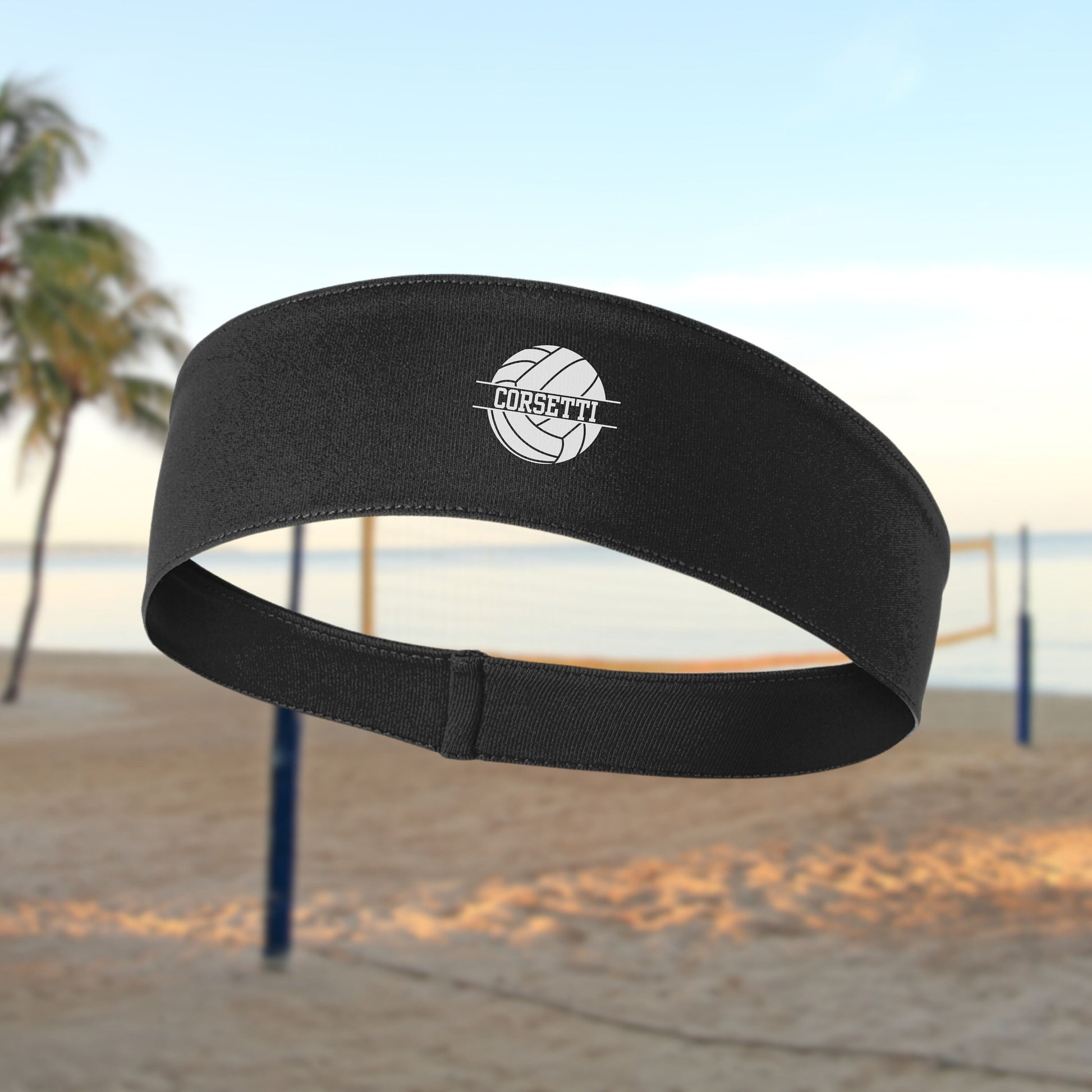 Custom Logo Headband, Personalized Headband, Monogram Volleyball Coach Gift, Volleyball Team Gift, Sport Headband, Beach Volleyball